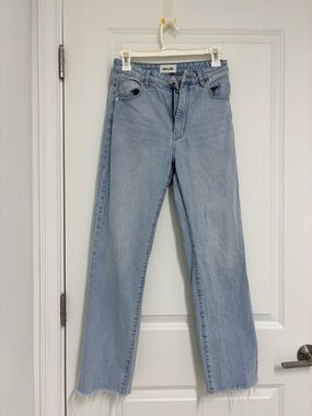 Rollas Light Blue Women's Straight-Leg Jeans